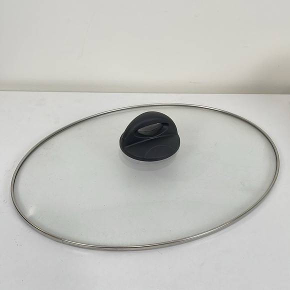 Crockpot LID ONLY Walmart Brand Slow Cooker 7 Qt Oval Glass Lid Model MD-TH7000W - Picture 2 of 6